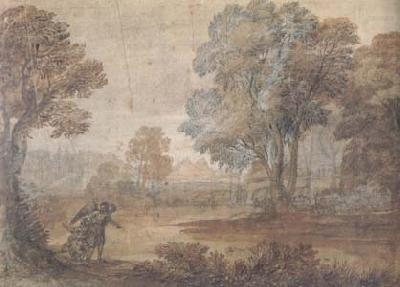 Claude Lorrain Landscape with Tobias and the Angel (mk17) china oil painting image